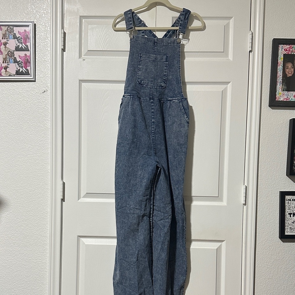 Classic Blue Women's Jeans Overalls